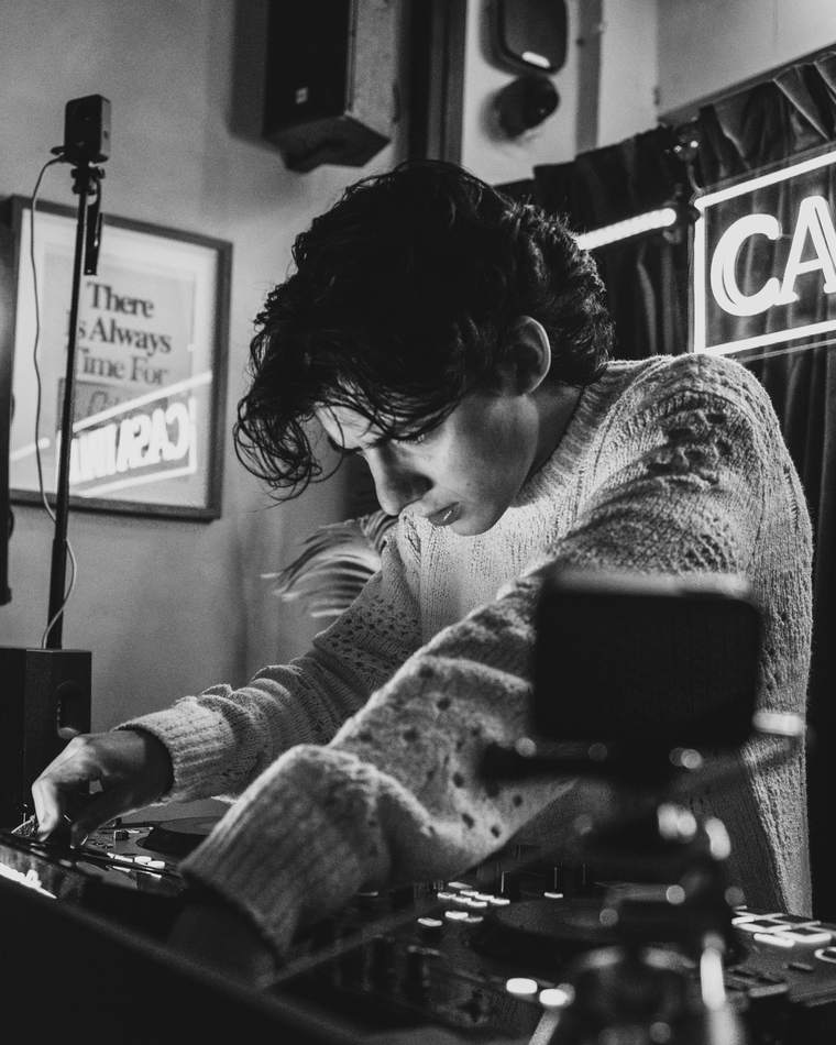 DJ in the booth